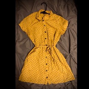 Cute Yellow Shirtdress